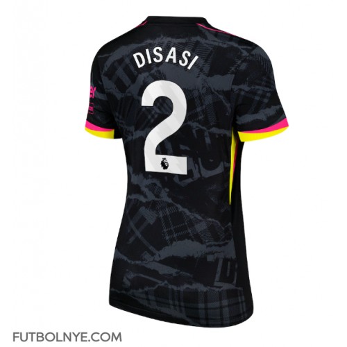 Camiseta Chelsea Axel Disasi #2 Tercera Equipación para mujer 2024-25 manga corta